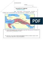 Prova de História Adaptada Kaleb e Edu 1601