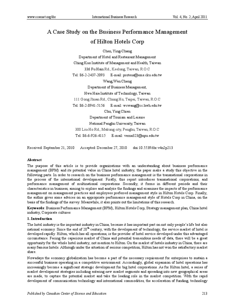 Group Case Study - Performance Management As An HRD Function | PDF ...