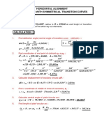 EXAMPLE - 2 - Circular Arc With Transition Curves