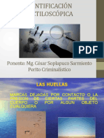 Identificación dactiloscópica