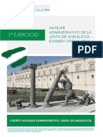 Examen Oficial 2016. Auxiliar Junta de Andalucia