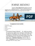 Horseriding Project