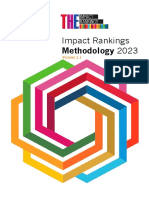 THE Impact Rankings Methodology