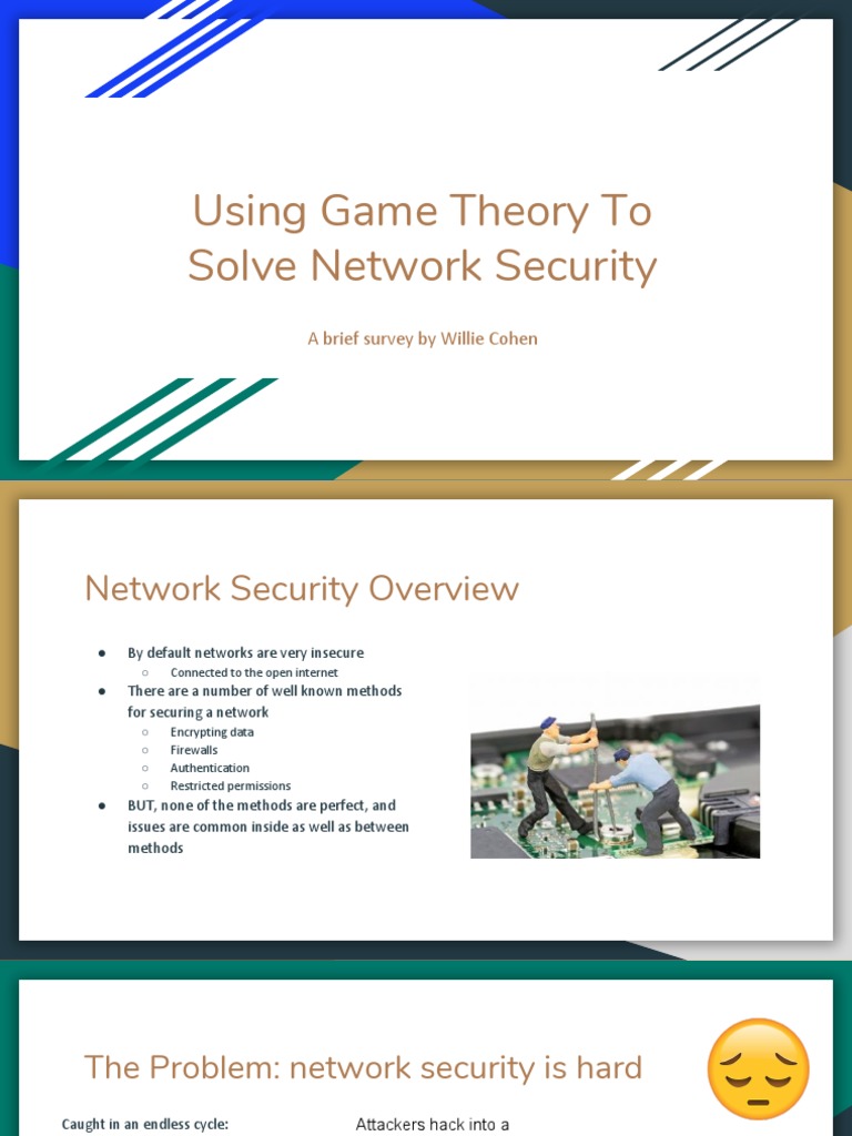 Game Theory in Cybersecurity PDF Game Theory Computer Security