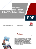 NetEngine AR600 AR6000 Series Routers IPSec VPN Delivery Guide