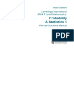 Probability and Statistics 1 WORKED BOOK