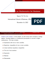 LectureNotes On Maths4Biz-2