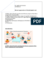 Final Assignment 7 - Different Approaches To Psychology 28 May 2022