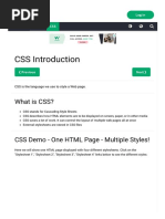 CSS Introduction