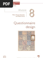 Download Questionnaire design by Setyo Nugroho SN6083257 doc pdf