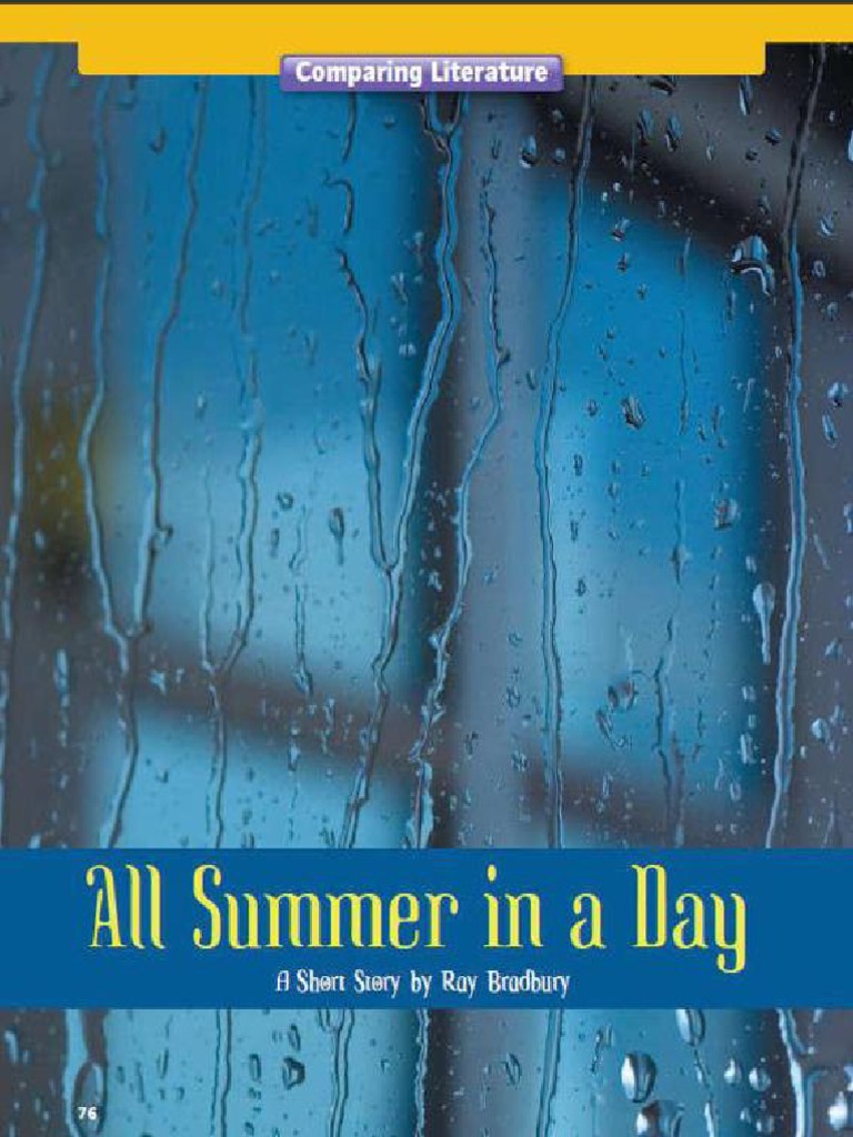 All summer in a day bradbury ray pdf