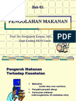 Bab 03. Pengolahan dan Keracunan Makanan