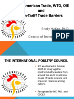 Latin American Trade, WTO, OIE, and Non-Tariff Barriers