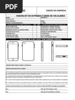 Check List Manutenção de Celular | PDF | Câmera