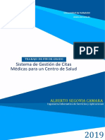 Sistema de Gestión de Citas Médicas para Un Centro de Salud