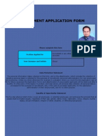 Five Star Application Form