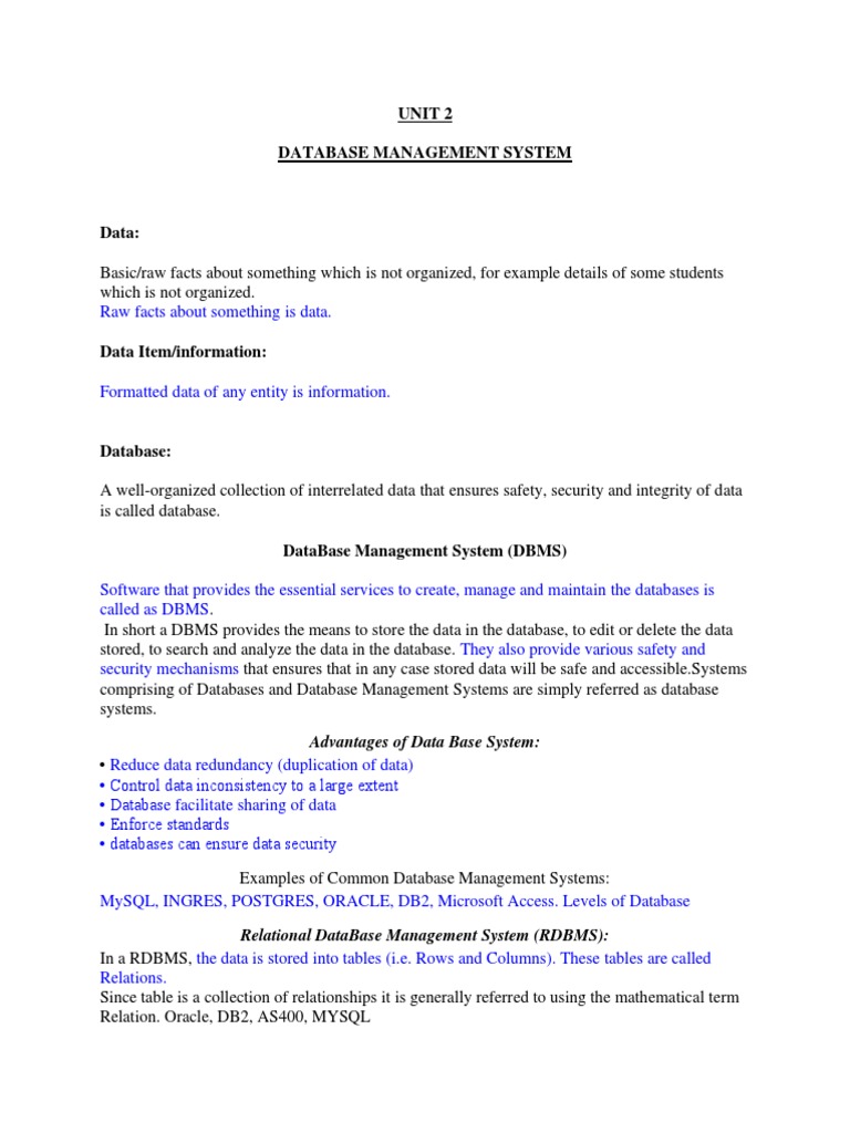 Class 12 Python Class Notes | PDF | Relational Database | Databases