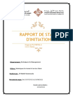 Rapport de Stage