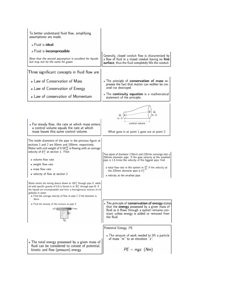 Hydraulics Notes Print PDF