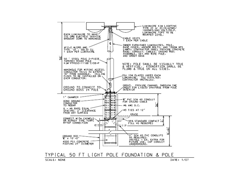 50 FT Pole Lights PDF