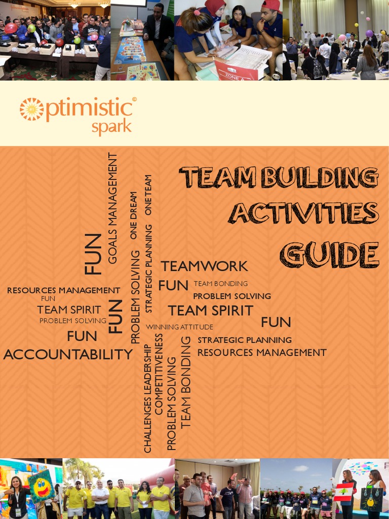 Team Building Activities Guide PDF Optimism Team Building