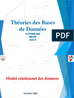 Theories Des Bases de Donnees 4 - 2023