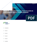 Modulo 01 - Conceptos Basicos y Claves de Gestion de Continuidad Del Negocio y Modelo Existentes