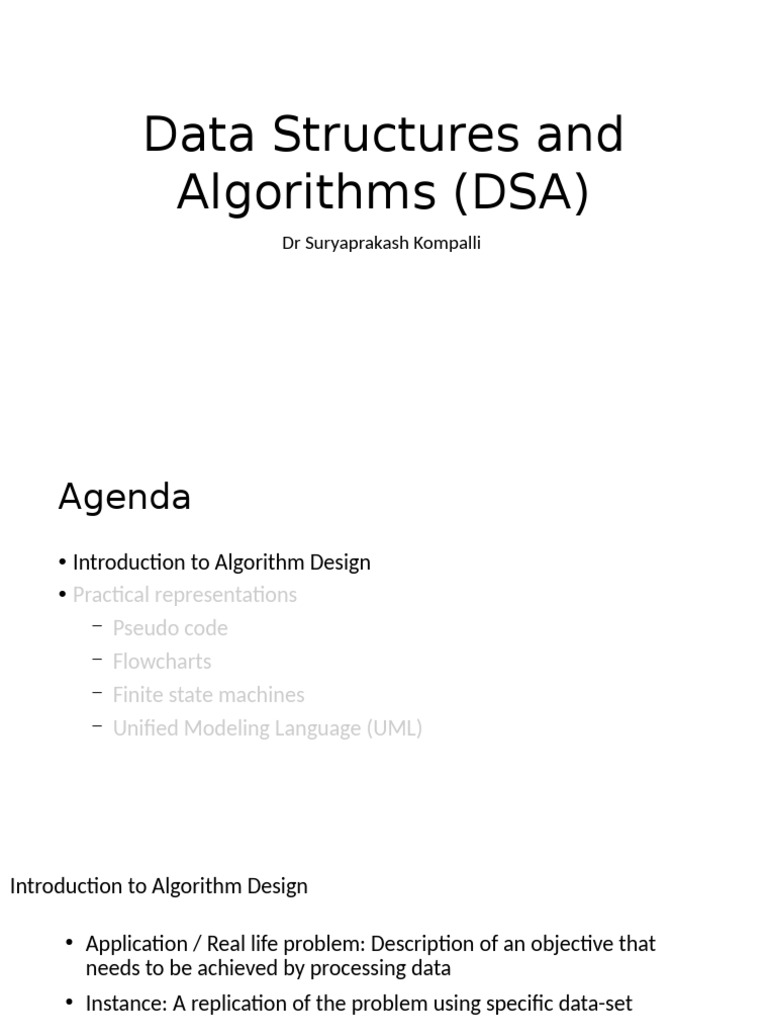 03 Algorithm Design Elements Uml | PDF