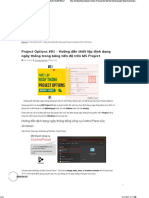 Project Options #01 - Hướng dẫn thiết lập định dạng ngày tháng trong bảng tiến độ trên MS Project