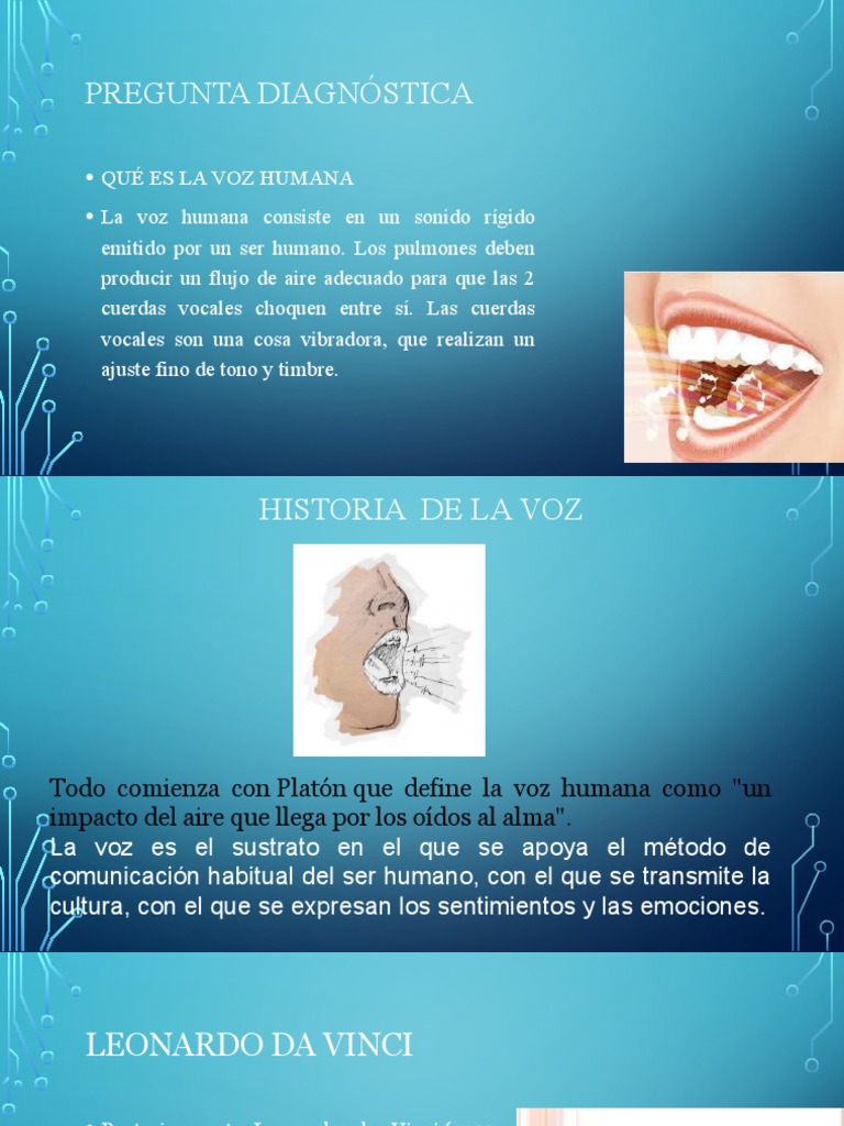Historia y Producción de la Voz Humana | PDF | Voz humana | Laringe