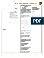 YEAR 8 Topic Planner Term 1 2021-2022