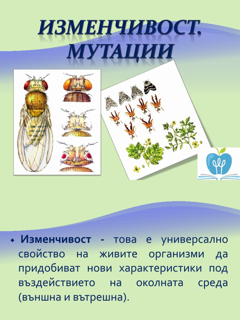 Изменчивост. Мутации | PDF