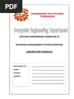 A Combined DBMS Lab Manual