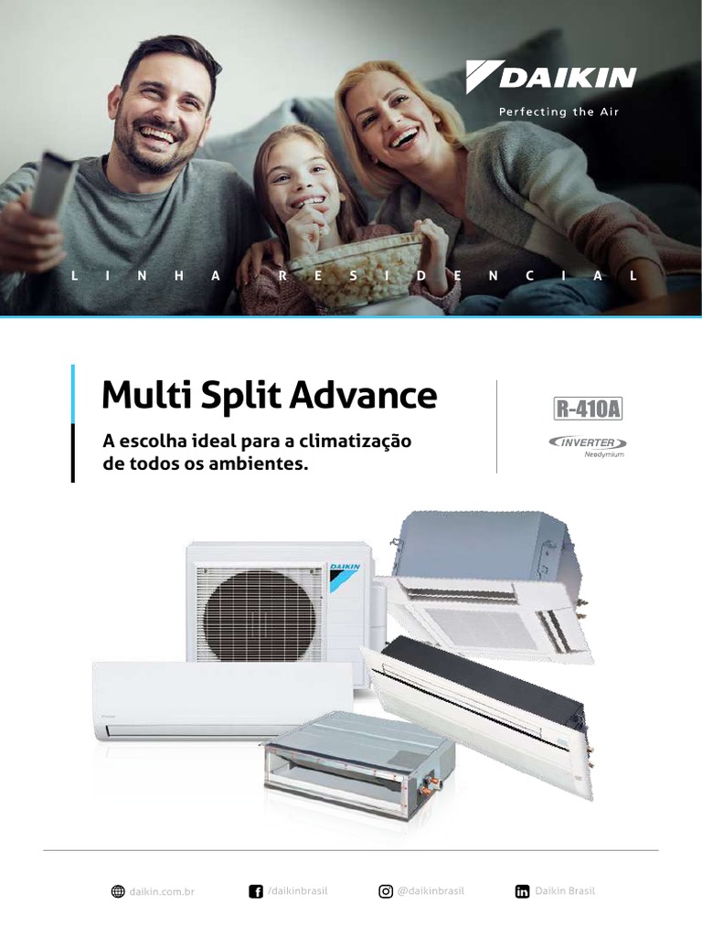 Multi Split Advance: Climatização Eficiente | PDF | Tecnologia e Engenharia