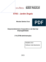 ETEC startup empreendedorismo