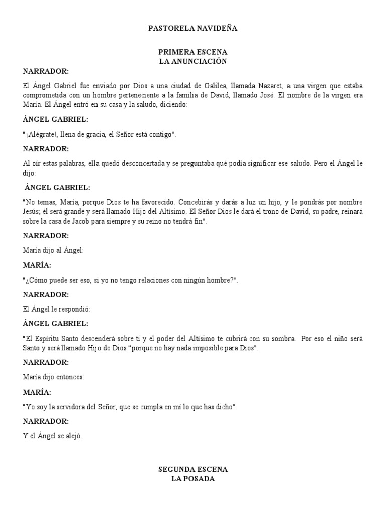 Pastorela | PDF | María, madre de Jesús | San José