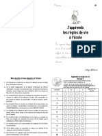 Carnet Règles de Vie CP 4 Jours Chat Noir