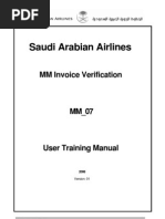 Invoice Verification End User Manual