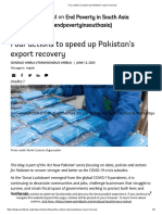 Four Actions To Speed Up Pakistan's Export Recovery
