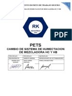 RK - Pets Cambio de Sistema de Humectacion de Mezcladora HC y HB