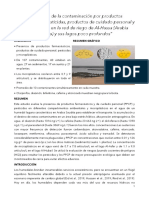 Evaluación de La Contaminación Por Productos Farmacéuticos, Pesticidas, Productos de Cuidado Personal y Microplásticos en La Red de Riego de Al-Hassa (Arabia Saudita) y Sus Lagos Poco Profundos