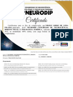 Certificado Participacao Neurodip
