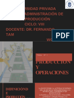 Produccion y Operaciones Unidad I Tema 2 2021 I