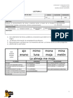 1°básico - Pauta Lectura2.lenguaje - Abasso.2022