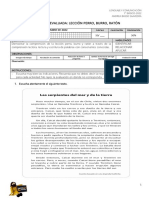 1°básico - Guíaevaluada.lección Perro - Burro.ratón - Lenguaje.abasso.2022