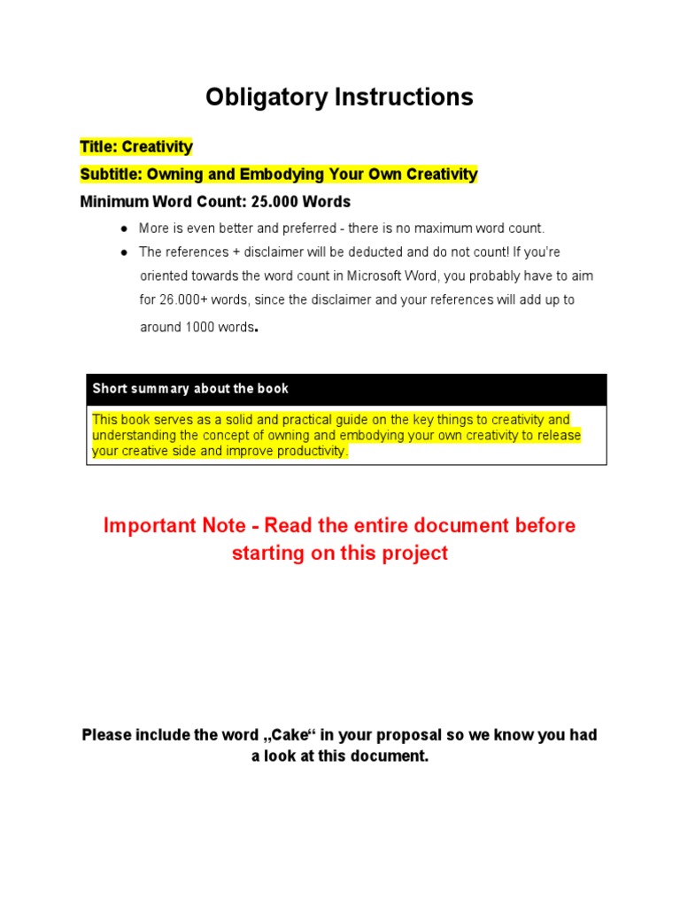 Creativity Outline Pdf Creativity Idea