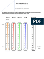 Emotion Thermometers - 5 Items - Portuguese