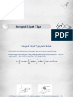 Kalkulus A - Integral Lipat Tiga