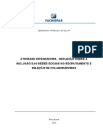 Atividade Integradora - Reflexão Sobre A Inclusão Das Redes Sociais No Recrutamento e Seleção de Colaboradores