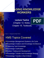 Mananging Knowledge Workers